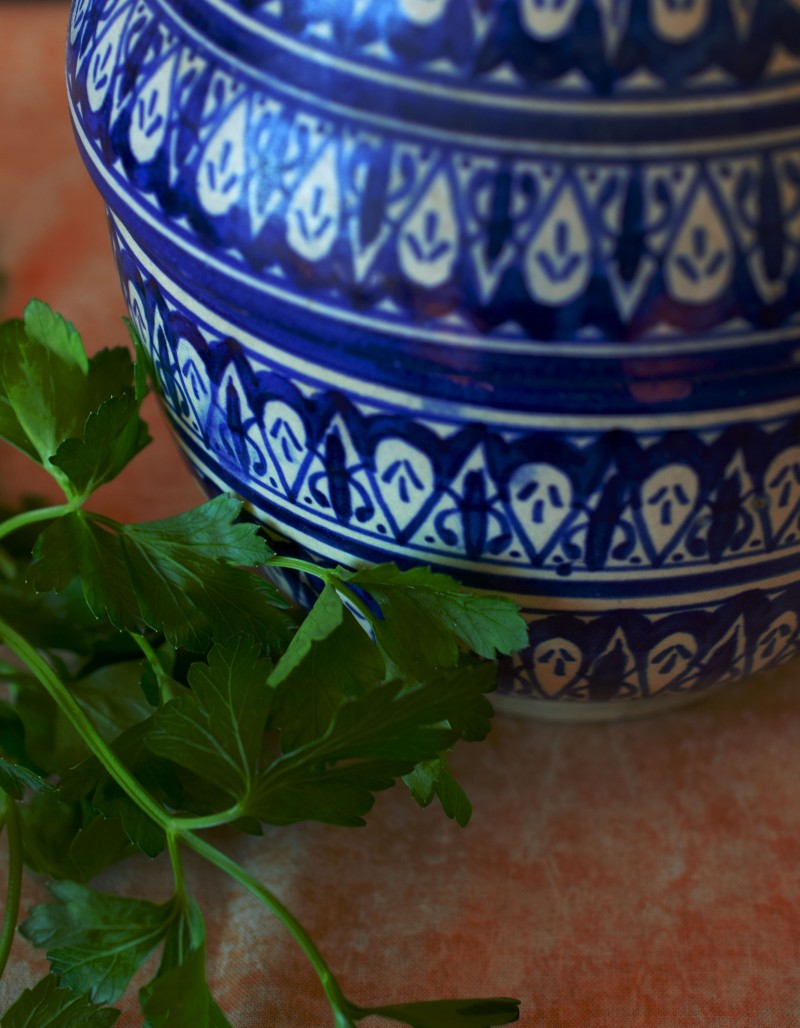 Moroccan ceramic jar