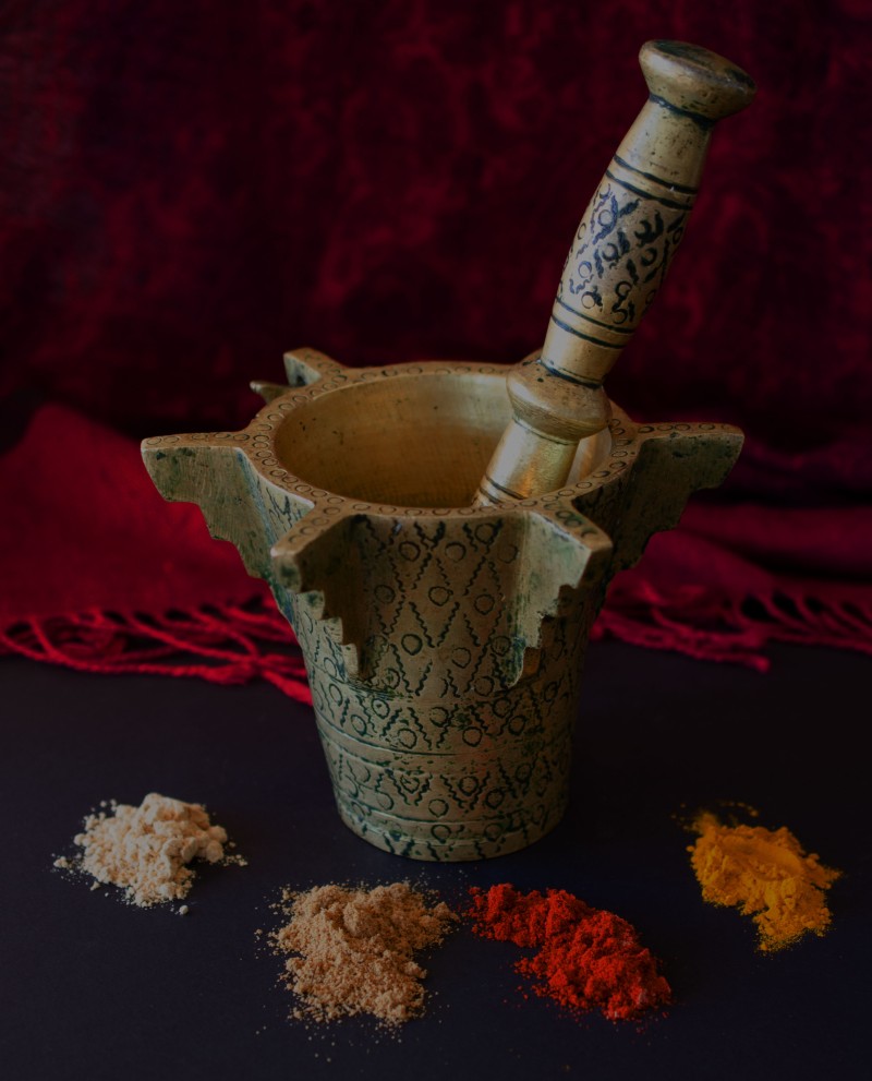 Moroccan mortar and pestle